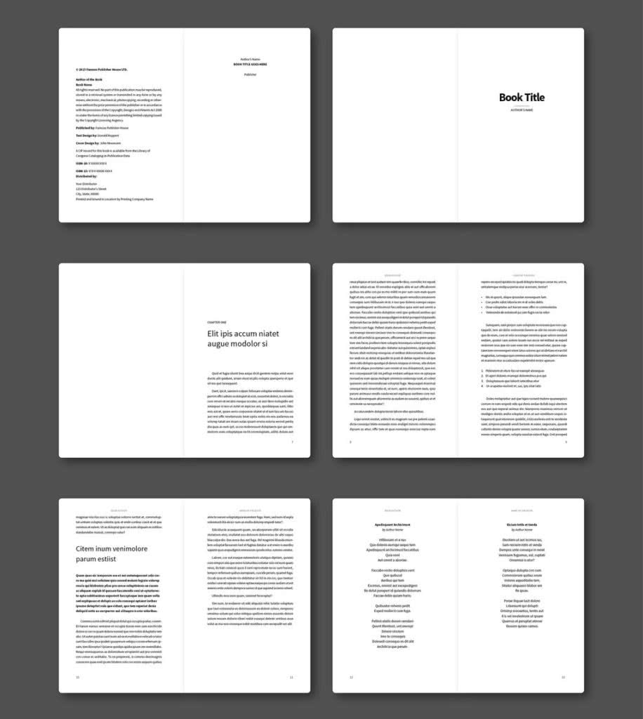 booklet template adobe indesign