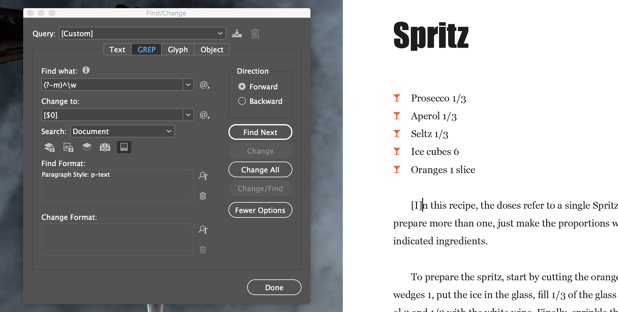 Create beautiful Drop Caps in InDesign